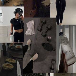 Gym aesthetics wallpaper