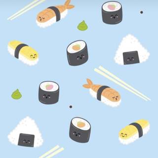 Sushi aesthetic wallpaper