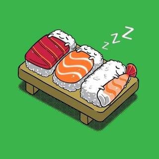 Sushi aesthetic wallpaper