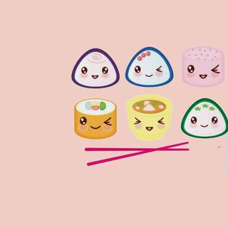 Sushi aesthetic wallpaper