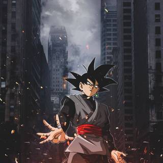 Goku Black PS5 wallpaper