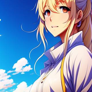 Anime girl clean wallpaper