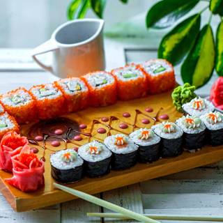 Sushi aesthetic wallpaper