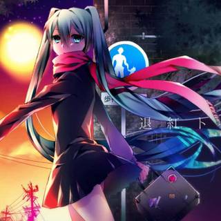 Anime girl clean wallpaper