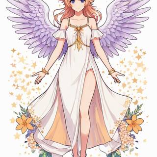 Anime girl clean wallpaper