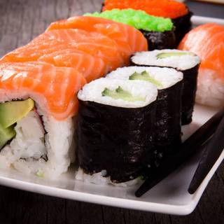 Sushi aesthetic wallpaper