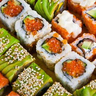 Sushi aesthetic wallpaper