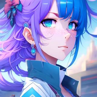 Anime girl clean wallpaper