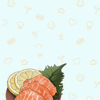 Sushi aesthetic wallpaper