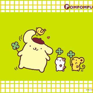 Hello Kitty Pompompurin wallpaper