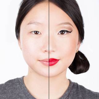 Girl without make up wallpaper