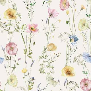 Wildflower stem wallpaper