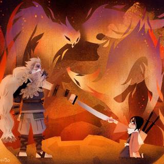 Owl Father wallpaper