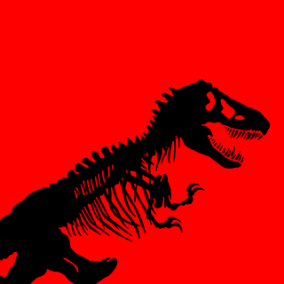 Jurassic Park T-Rex logo wallpaper
