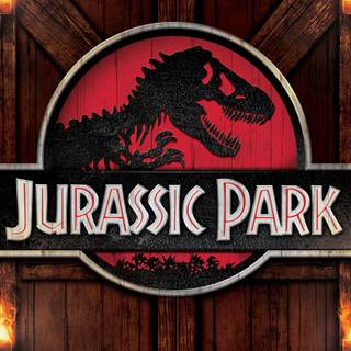 Jurassic Park T-Rex logo wallpaper