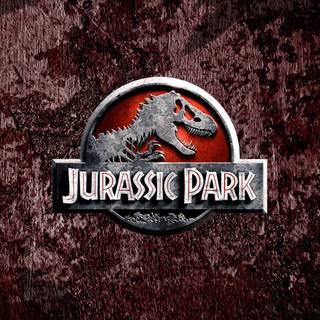 Jurassic Park T-Rex logo wallpaper
