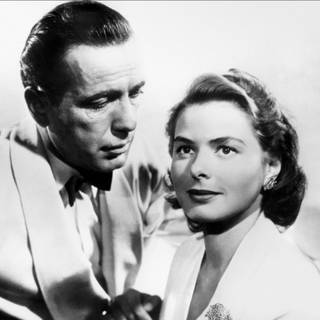 Casablanca black and white classic movie wallpaper