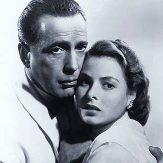 Casablanca black and white classic movie wallpaper