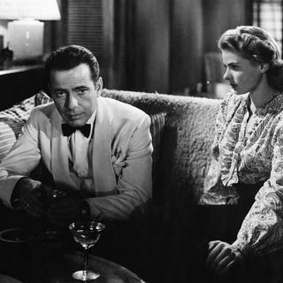 Casablanca black and white classic movie wallpaper