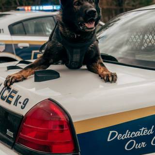 Police K-9 unit wallpaper