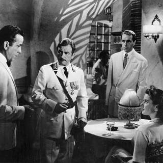 Casablanca black and white classic movie wallpaper
