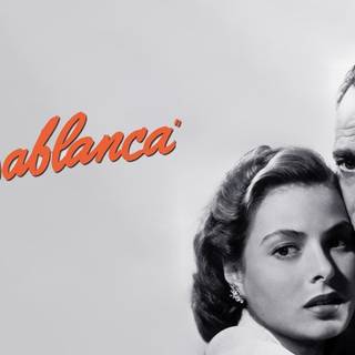 Casablanca black and white classic movie wallpaper