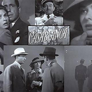 Casablanca black and white classic movie wallpaper