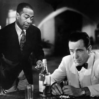 Casablanca black and white classic movie wallpaper