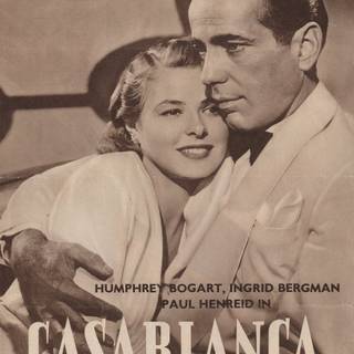Casablanca black and white classic movie wallpaper