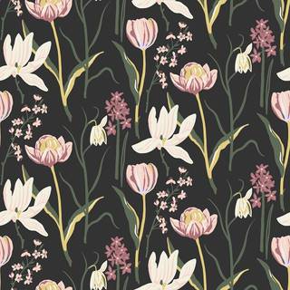 Wildflower stems wallpaper