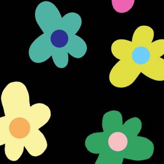 Y2k flower wallpaper