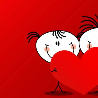 Smile couple wallpaper