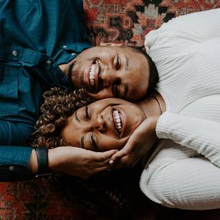 Smile couple wallpaper