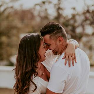 Smile couple wallpaper