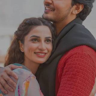 Smile couple wallpaper