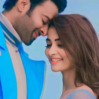 Smile couple wallpaper