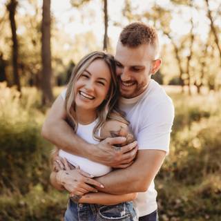 Smile couple wallpaper