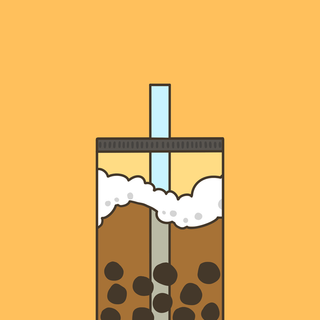 Drinking boba wallpaper