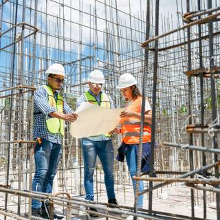 Construction work wallpaper