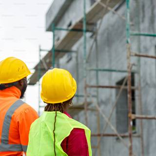 Construction work wallpaper