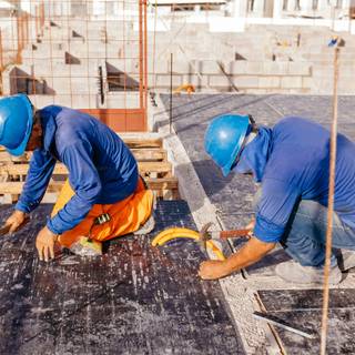 Construction work wallpaper