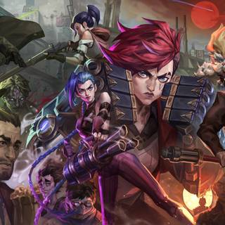 Arcane Netflix wallpaper