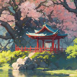 Nature 4k iPhone spring anime wallpaper