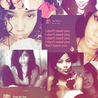 Jhene Aiko iPhone wallpaper