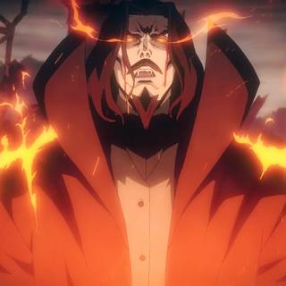 Dracula Castlevania desktop wallpaper