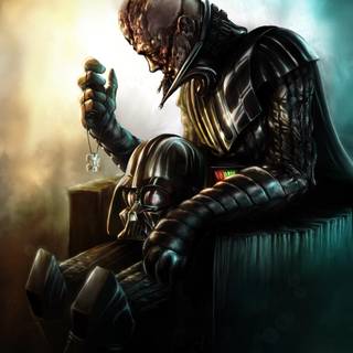 iPhone Star Wars sad wallpaper