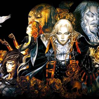 Dracula Castlevania desktop wallpaper