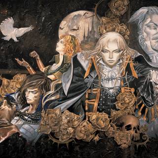 Dracula Castlevania desktop wallpaper