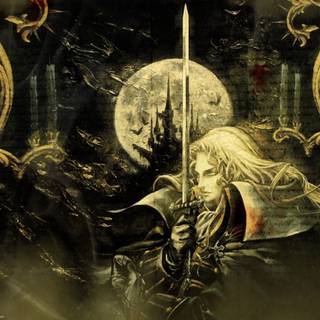Dracula Castlevania desktop wallpaper