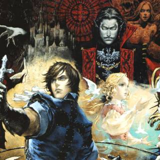 Dracula Castlevania desktop wallpaper